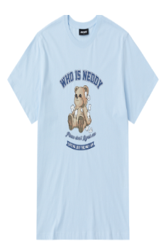 [K] NERDY WHO IS NEDDY S/S T-SHIRT_SKY BLUE, PNEU25ST1214 (KN93)