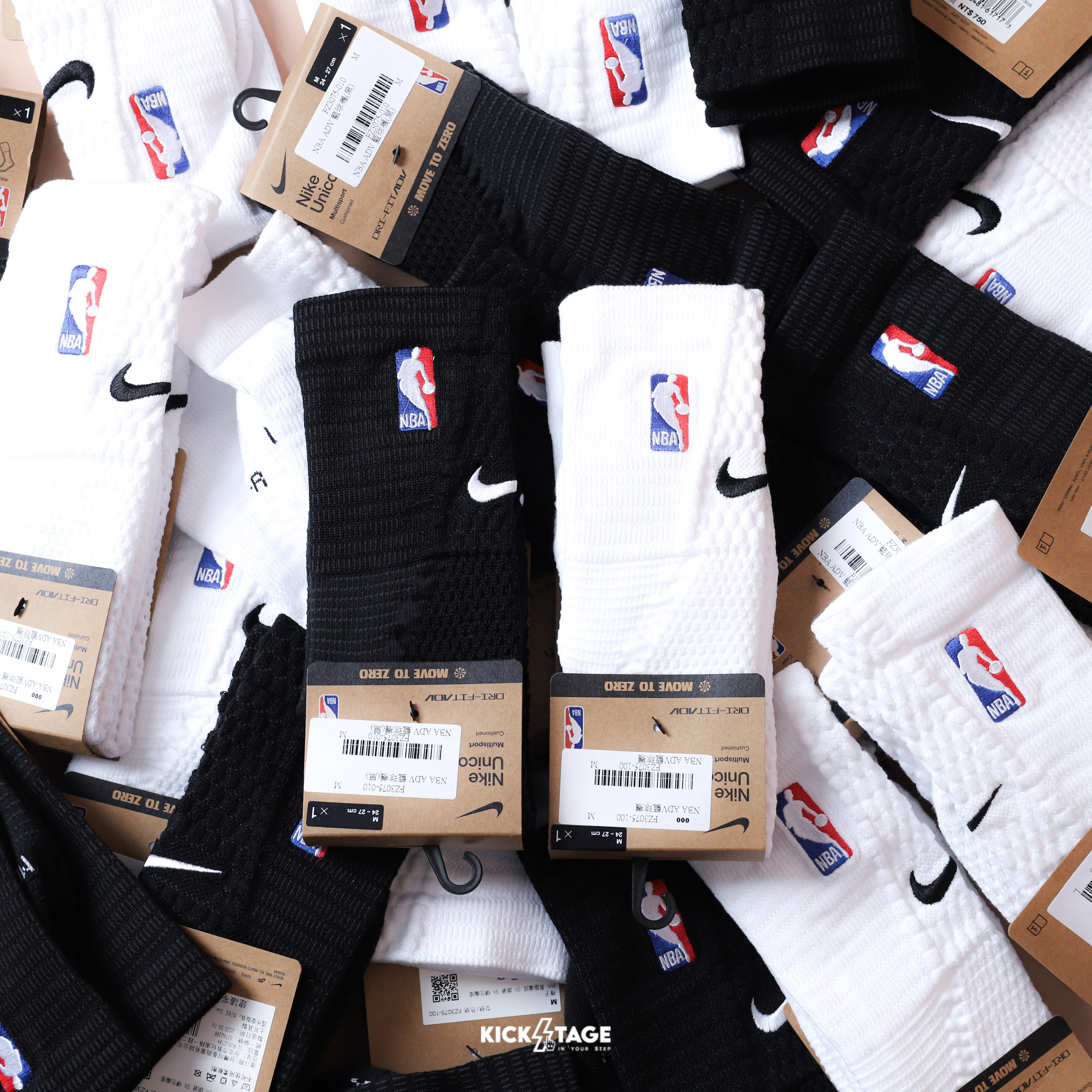 NIKE DRY ADV UNICORN x NBA 快乾透氣排汗 刺繡 支撐 健身 運動 長襪【FZ3075-100】【FZ3075-010】JA LBJ LUKA