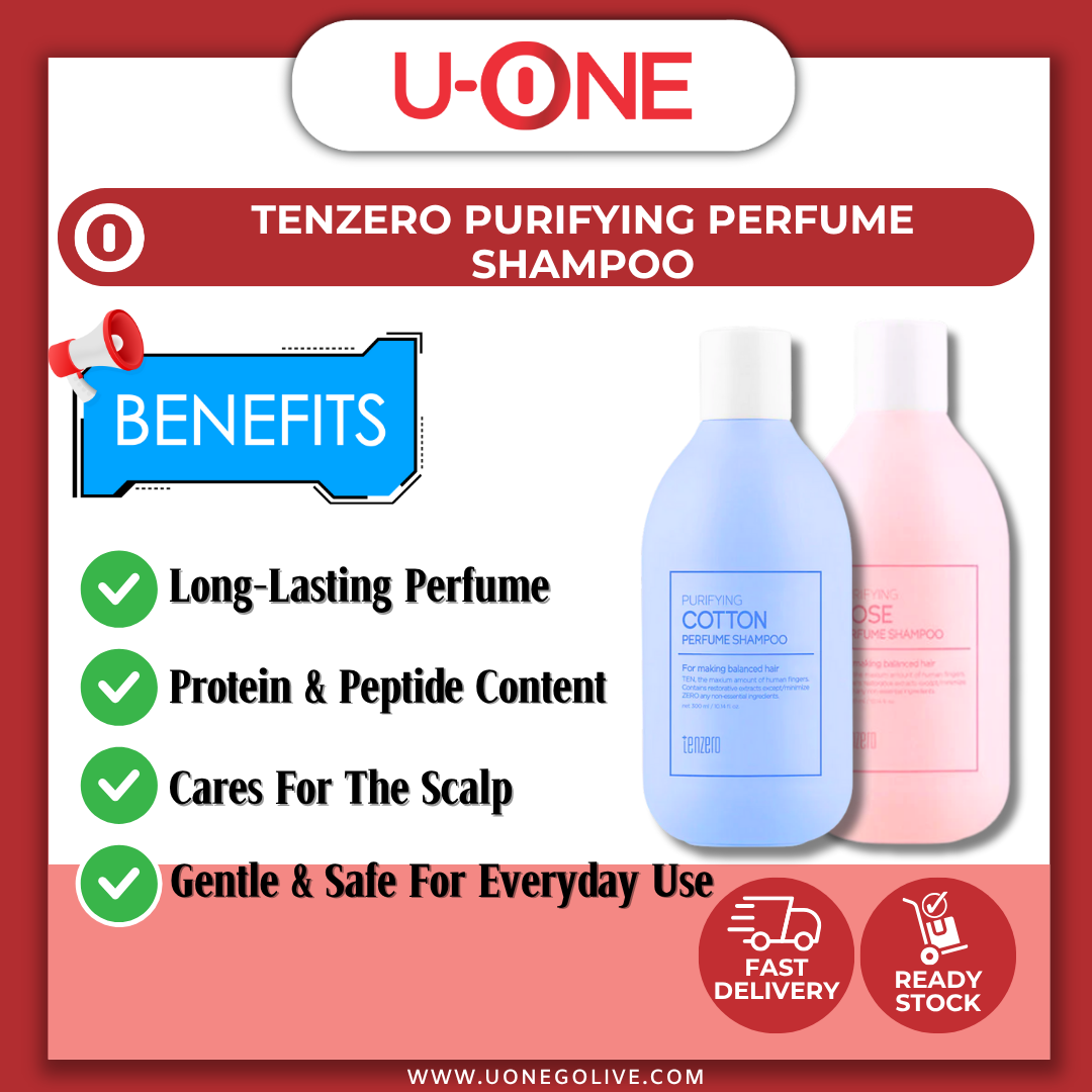 U-ONE | Korea | Tenzero | Hair Care | Purifying Perfume Shampoo | 300ml