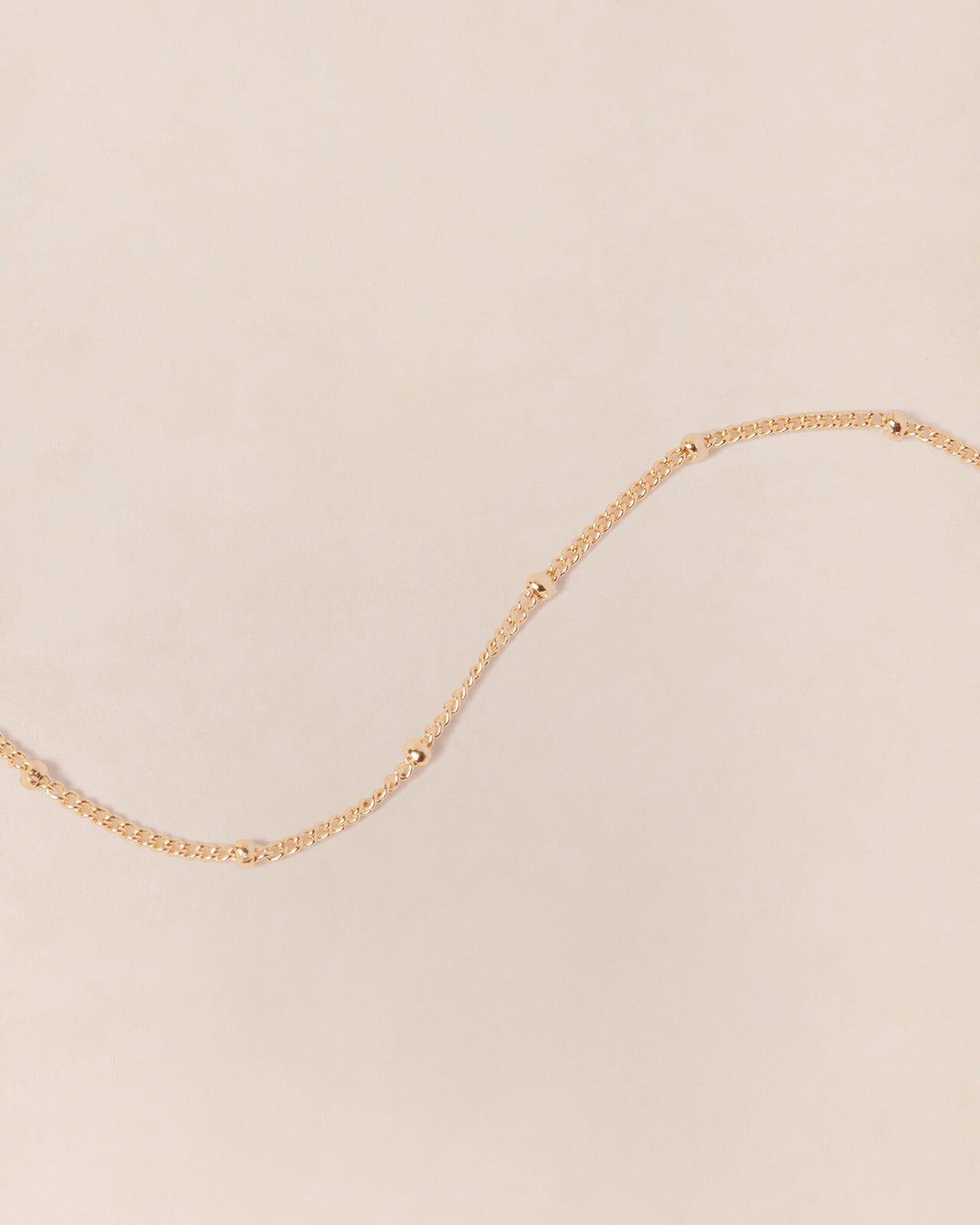 Ball Chain Bracelet — 24K Gold-Plated, 18cm | émoi émoi