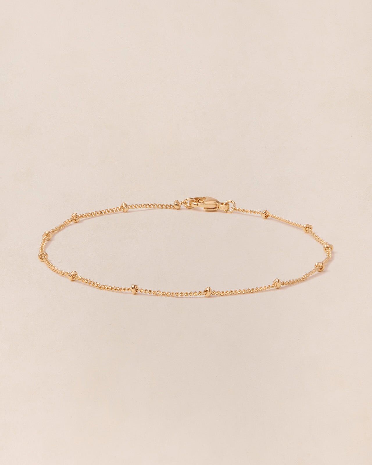 Ball Chain Bracelet — 24K Gold-Plated, 18cm | émoi émoi