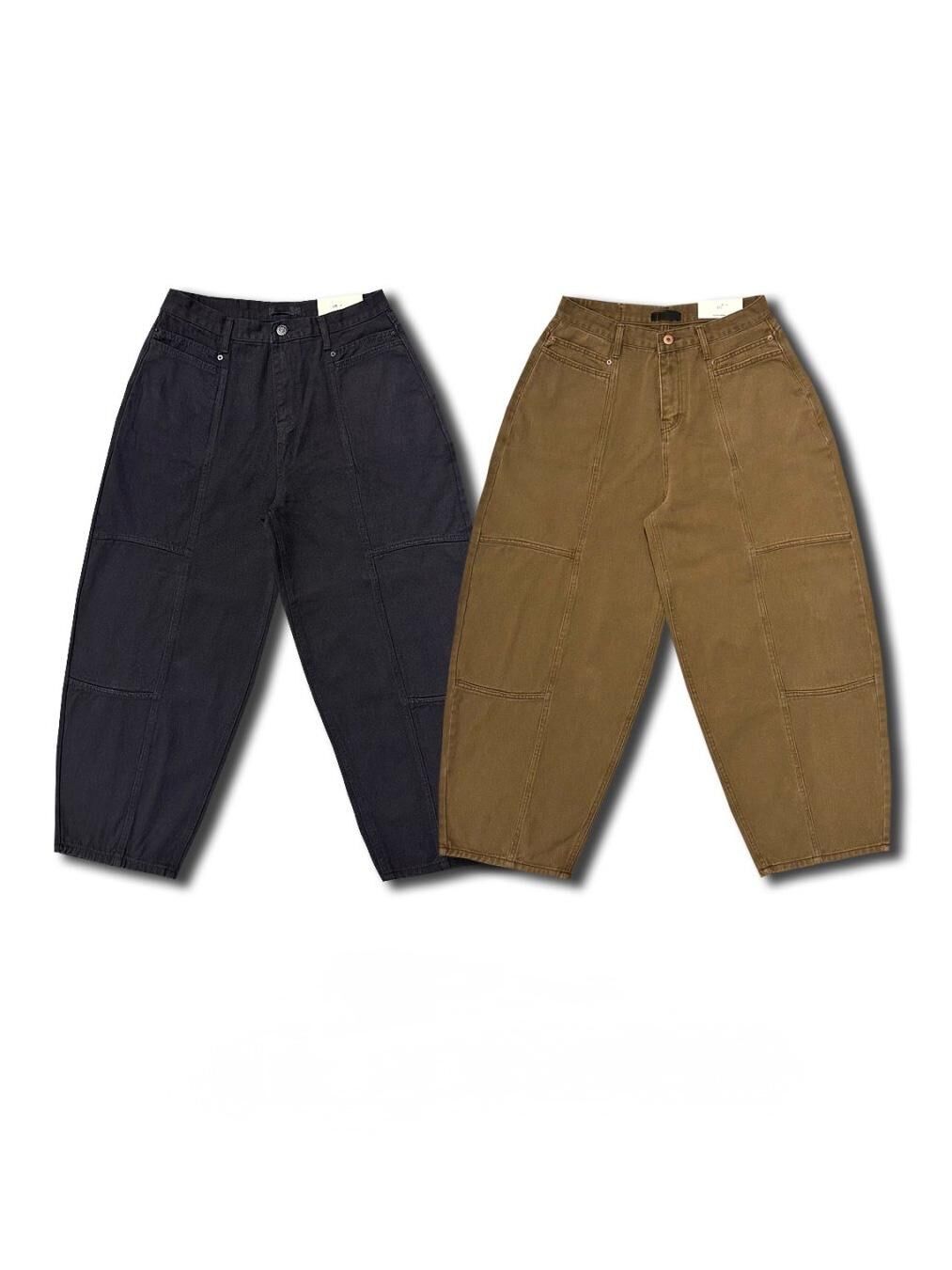 洗水淨色鬆身褲 Tac-0313P