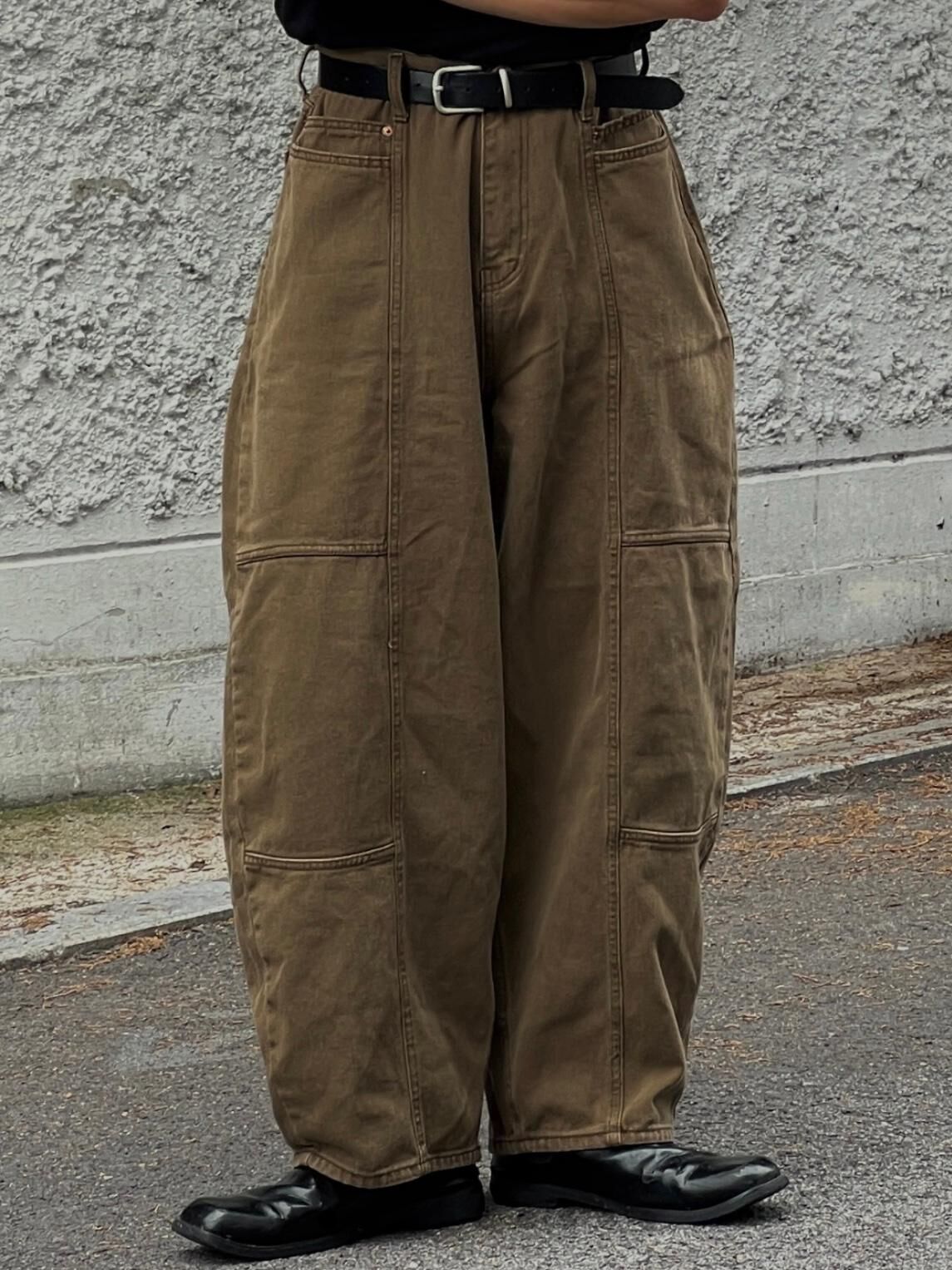 洗水淨色鬆身褲 Tac-0313P