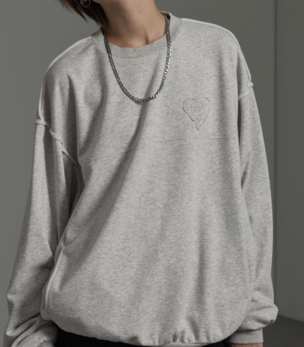 【預購】CIYOT JN1205103 復古舊縫線設計Logo衛衣