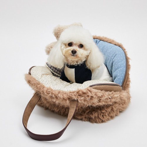 Louisdog 可可亞毛毛貝殼包