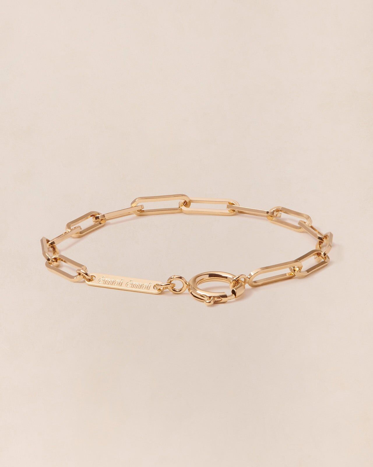 Ball Chain Bracelet — 24K Gold-Plated, 18cm | émoi émoi