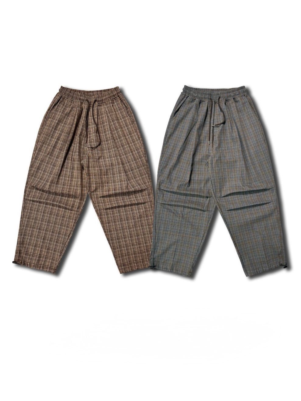 格仔可束腳鬆身褲 Tac-0315P