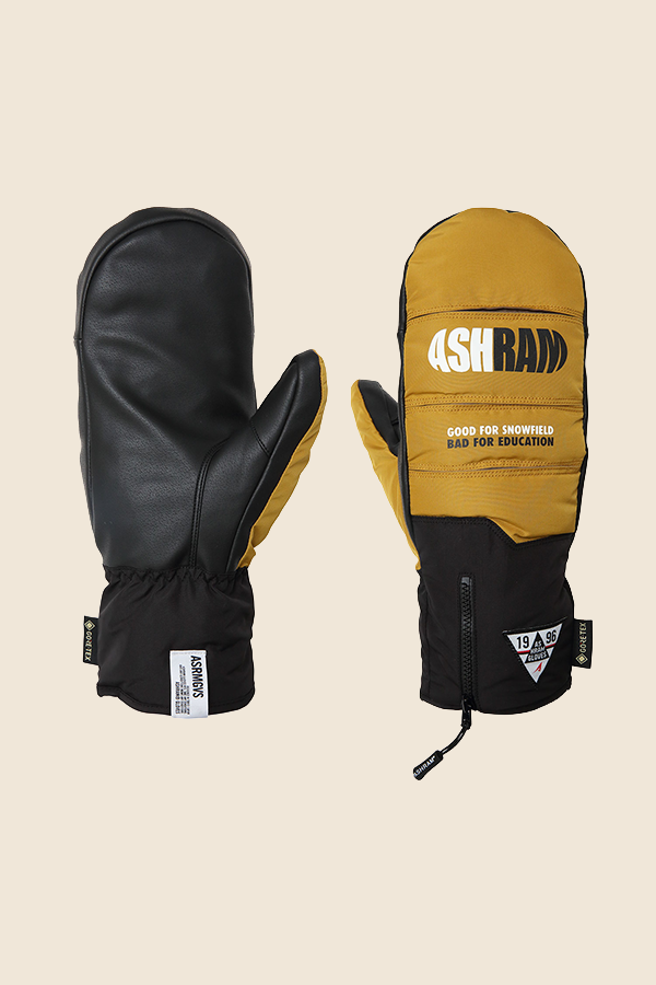 ASHRAM - ARMA 滑雪手套 (芥末/黑)