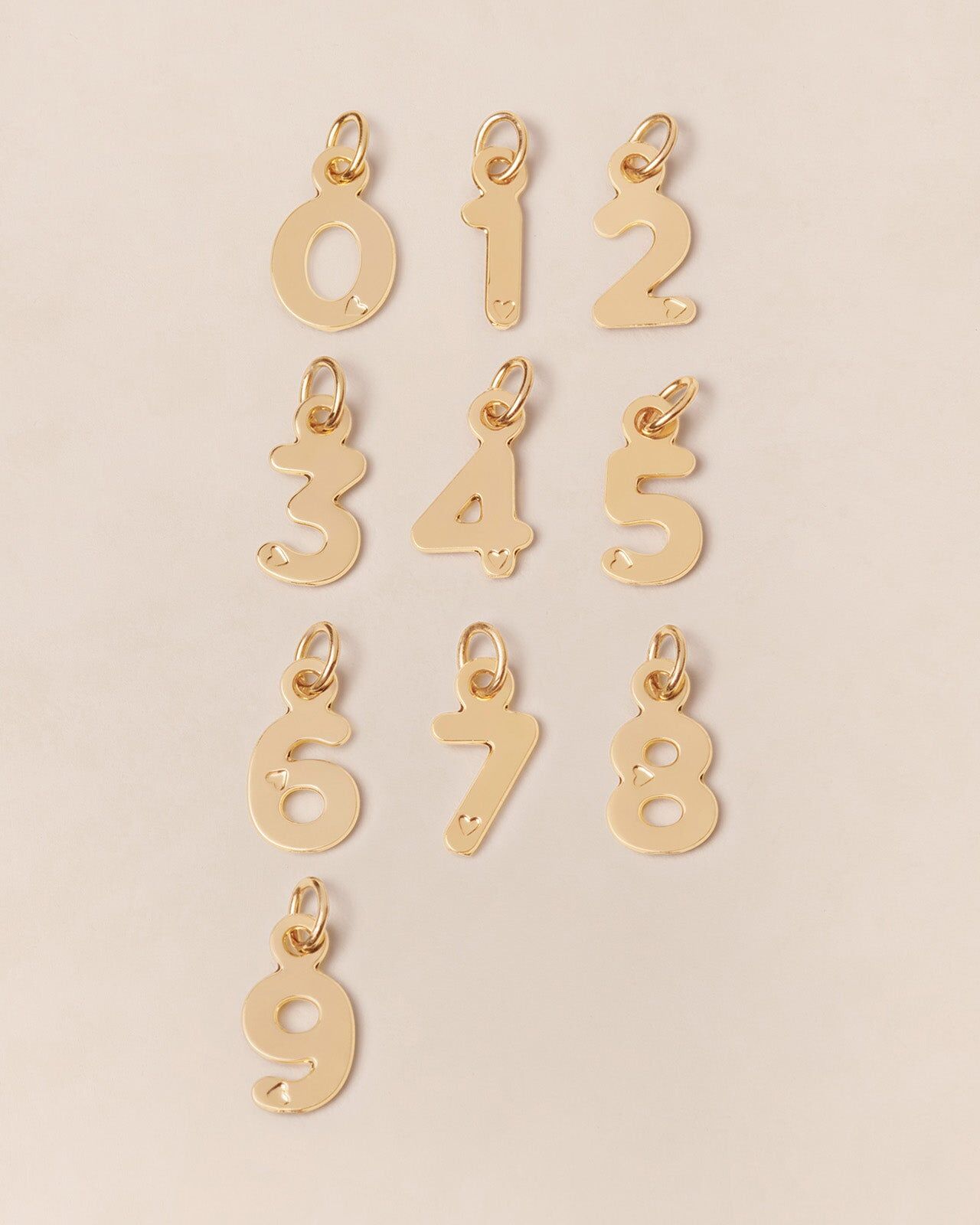 Number Medal — 24K Gold-Plated | émoi émoi