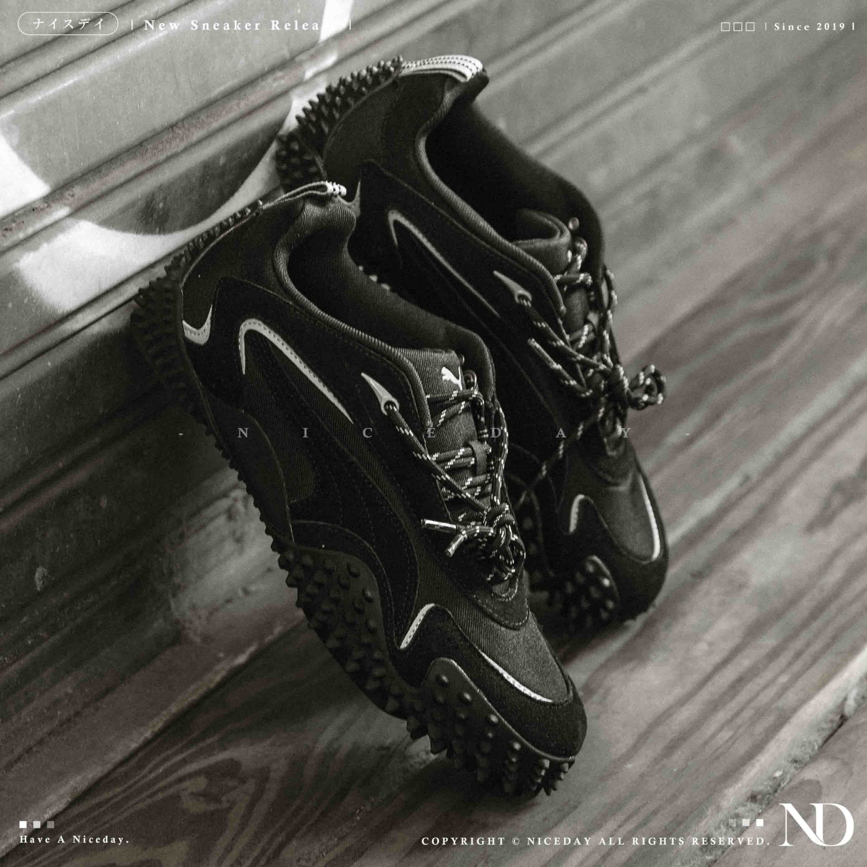 NICEDAY 現貨 Puma Mostro XC Prime Black Flat 黑 黑貓 黑魂 賽車鞋 灰黑 404336-01