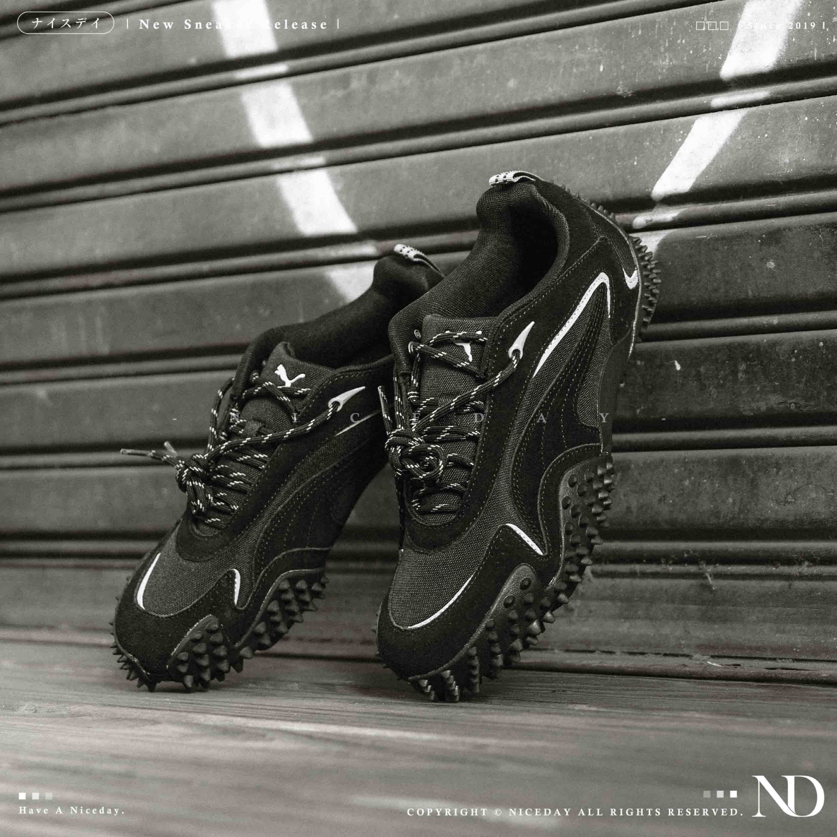 NICEDAY 現貨 Puma Mostro XC Prime Black Flat 黑 黑貓 黑魂 賽車鞋 灰黑 404336-01