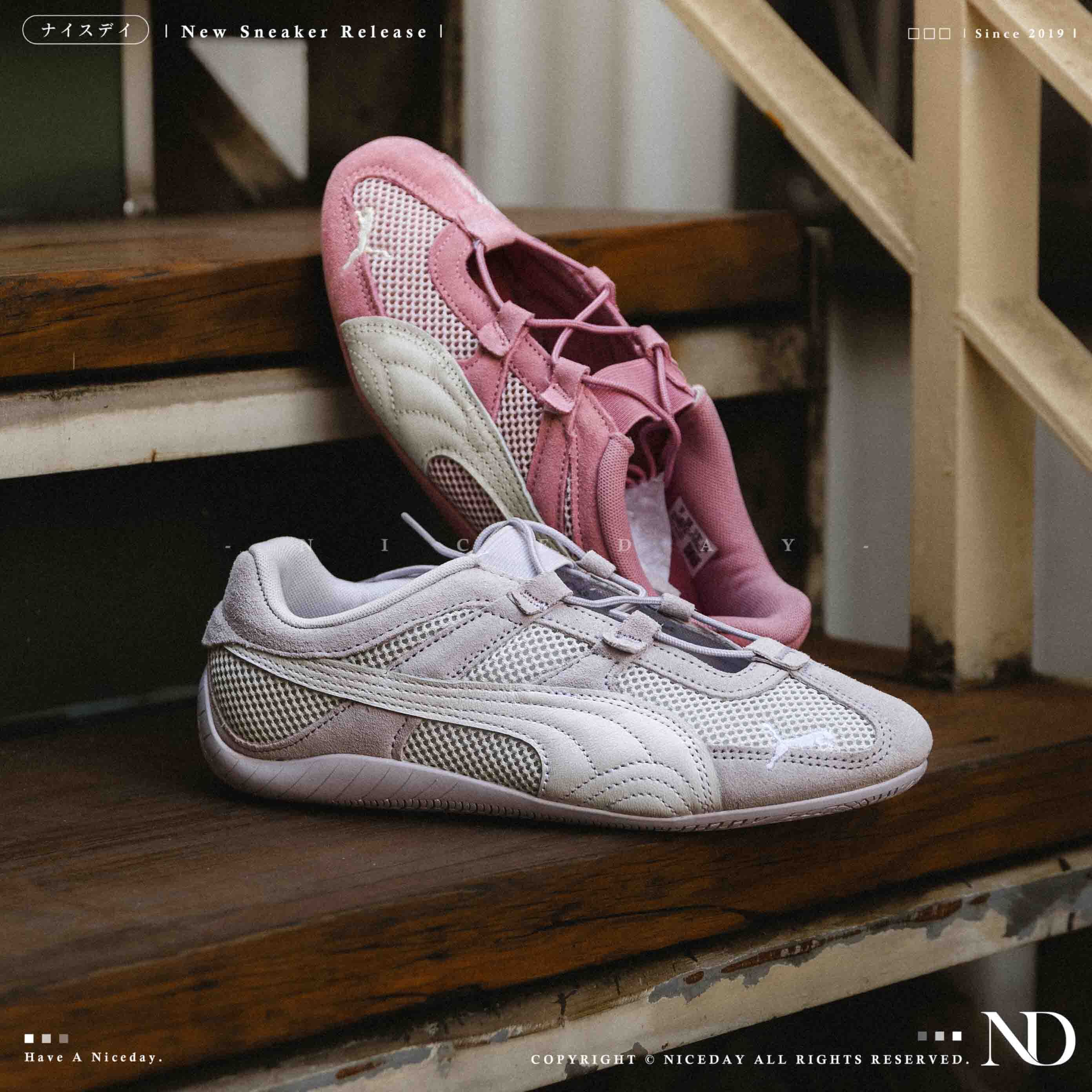 NICEDAY 現貨 Puma Speedcat Go 淺粉 粉色 紫色 麂皮 復古 瑪莉珍鞋 薄底鞋 賽車鞋 女款 403589-06