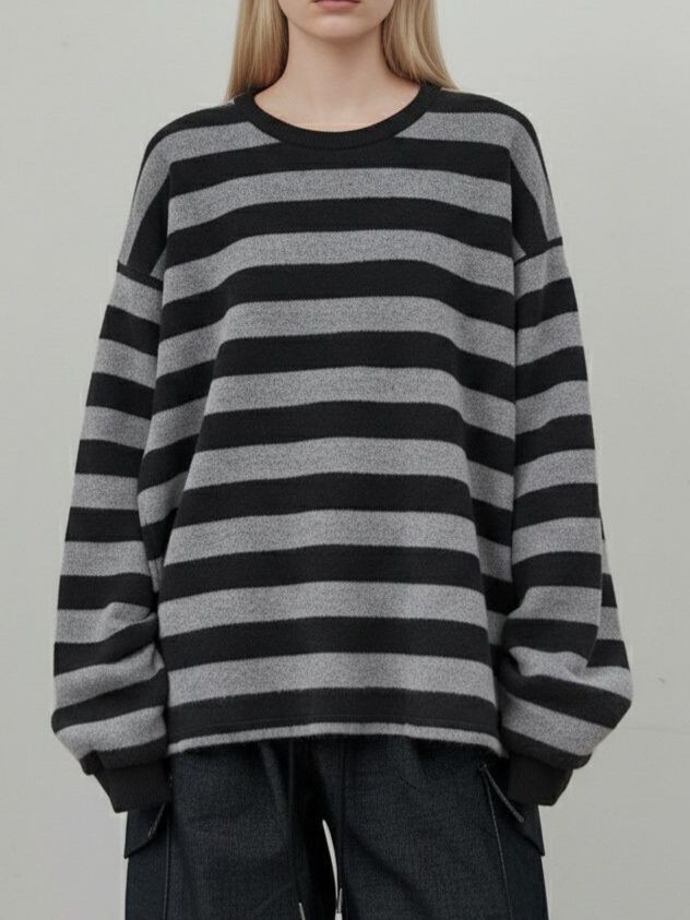 橫間針織衫 Not-052T