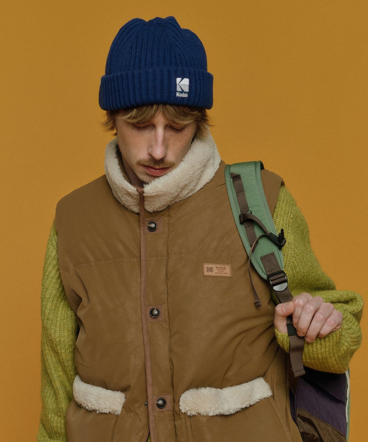 【現貨】Kodak 柯達 Color Plus 刺繡logo 針織毛帽 K5443LKC96