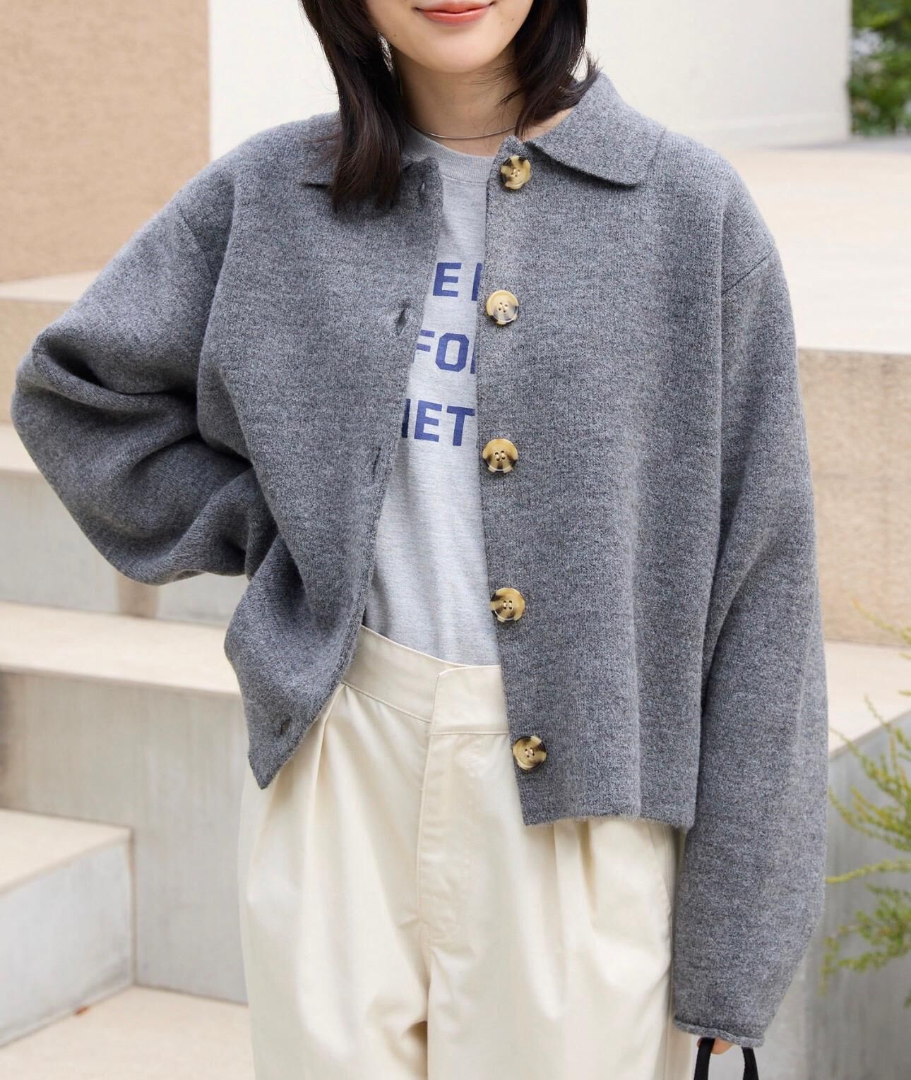 【預購】THE CRAFT CREW PRODUCTS JN1205105 提花針織外套