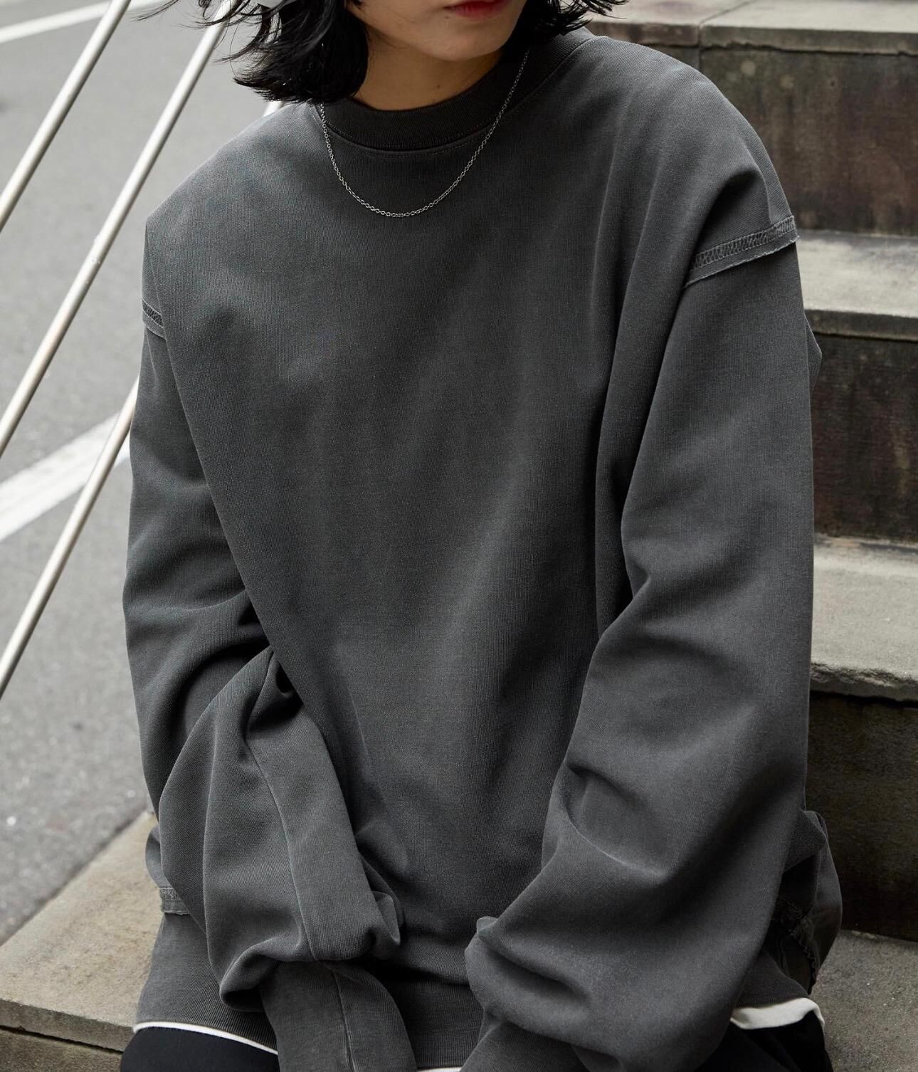 【預購】MONO-MART  JN1205107 復古圓領輕薄衛衣