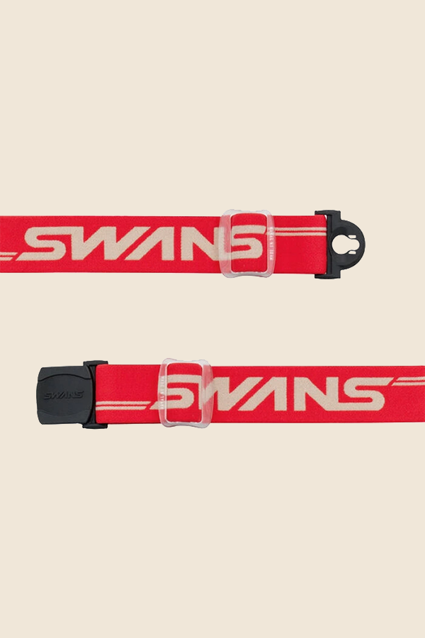 SWANS - RIDGELINE滑雪護目鏡 (淺灰/紅色鏡片)