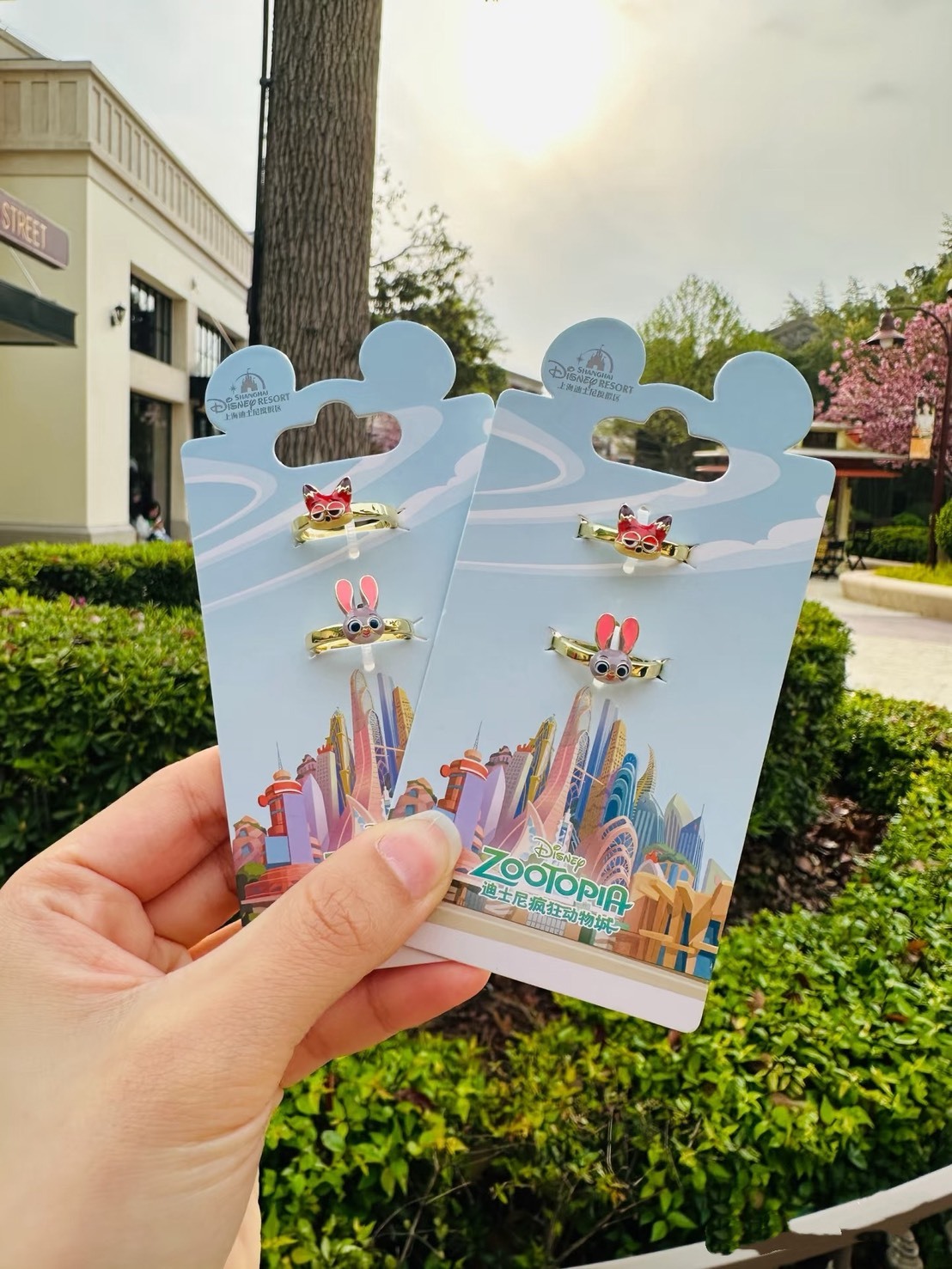 【預購】上海迪士尼限定 DISNEY 動物方城市 迪士尼 茱蒂 尼克 對戒 戒指 飾品