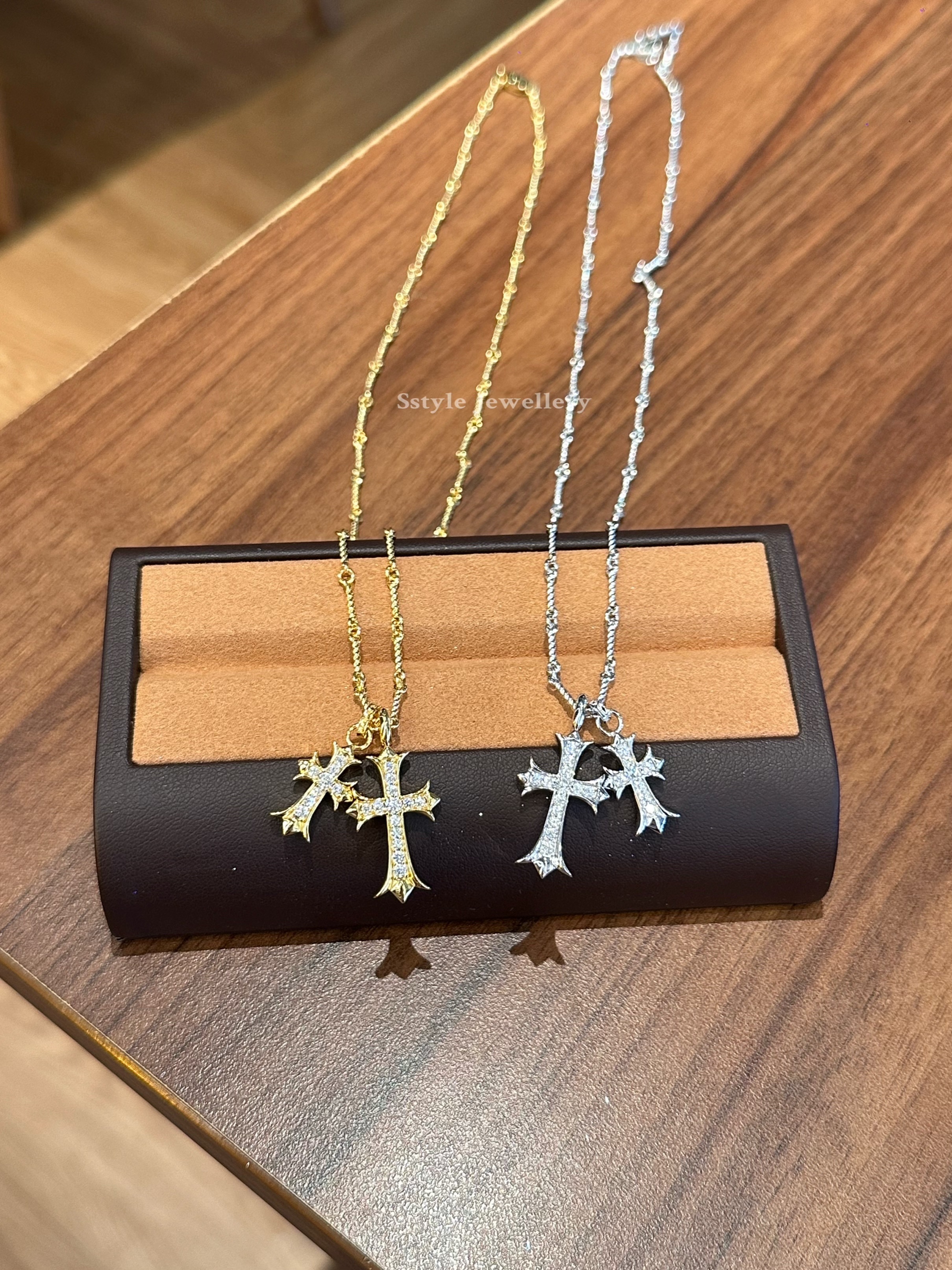 Chrome Hearts moissanite necklace