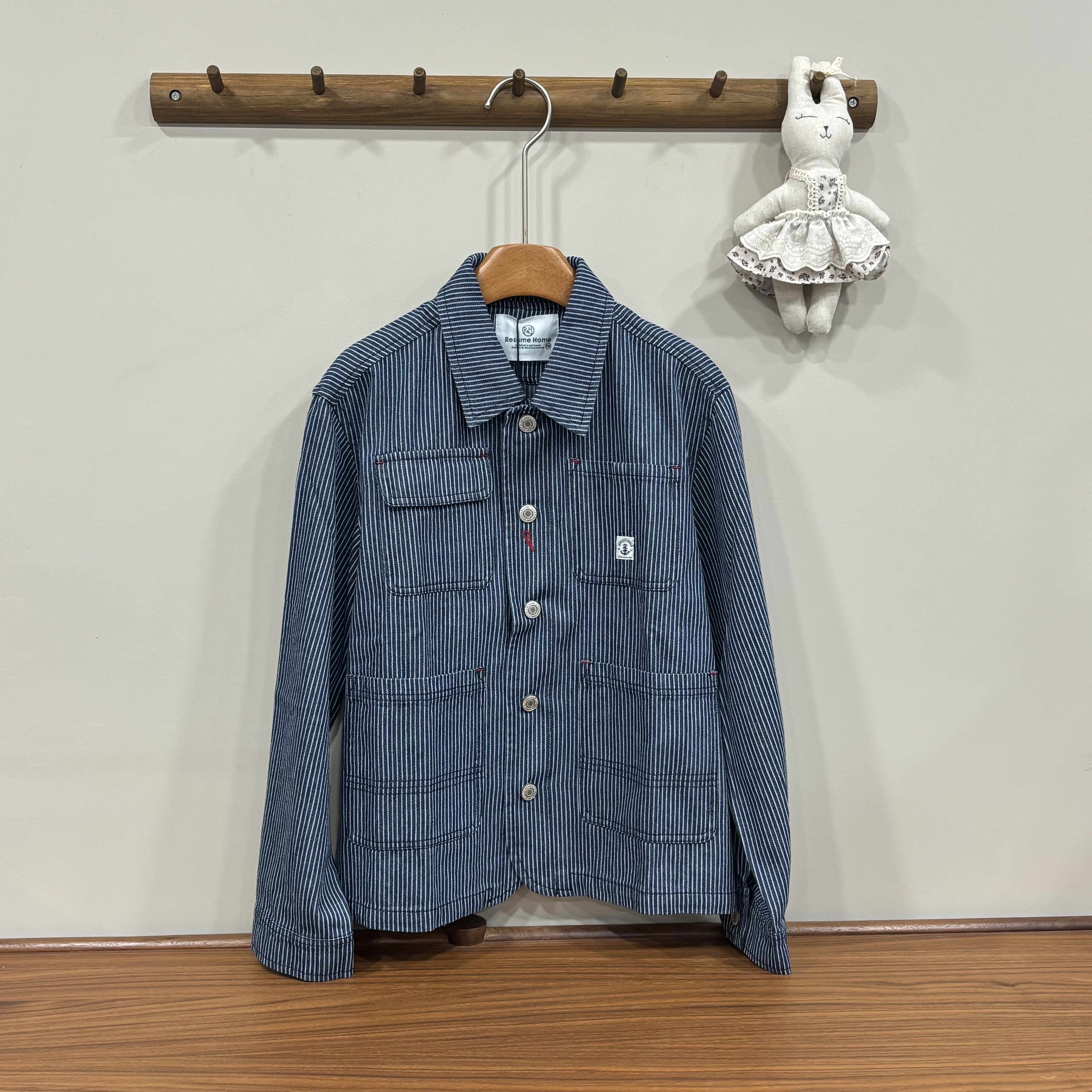 A03203布標直條紋襯衫