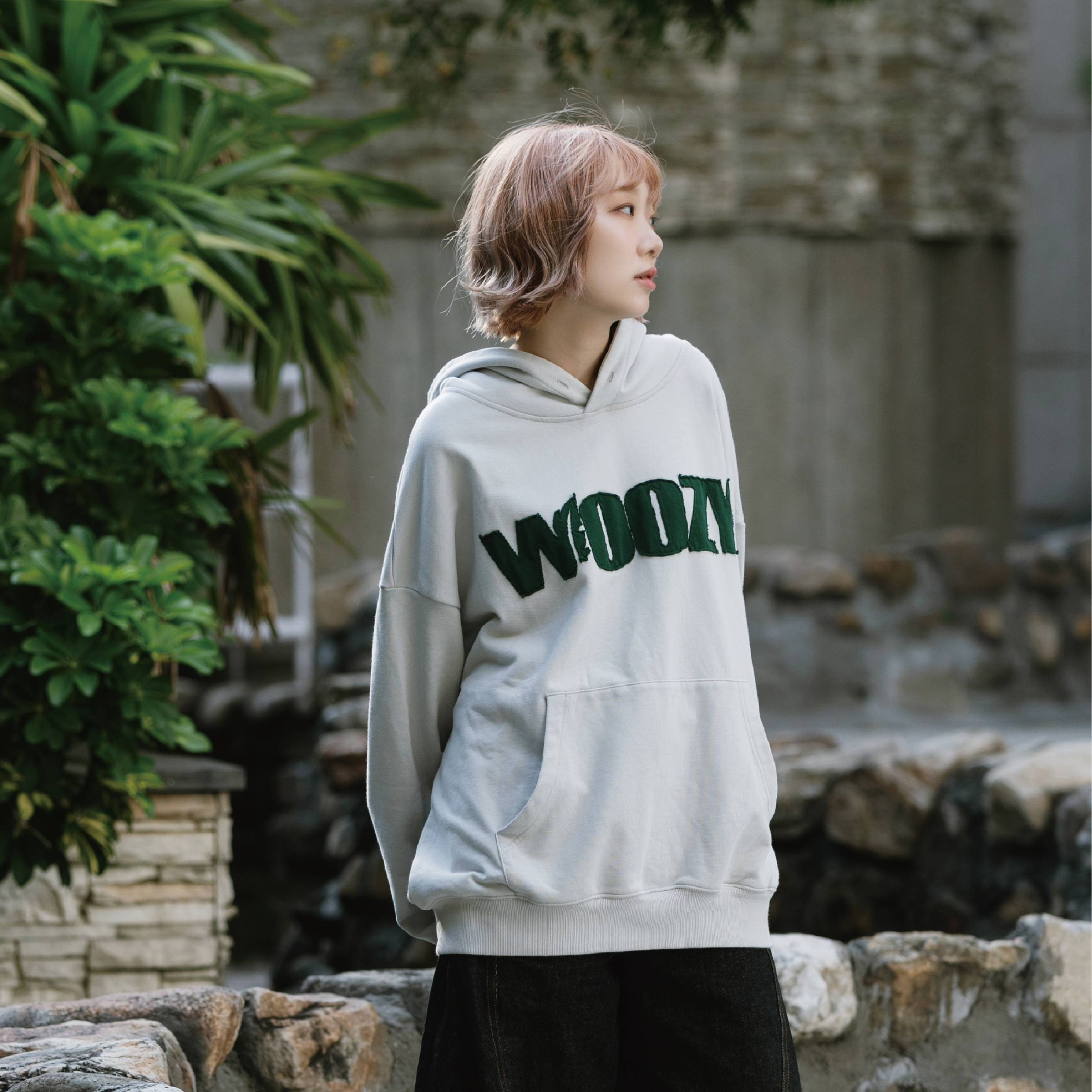 WODEN® Patch Logo Hoodie 貼布Logo帽Tee