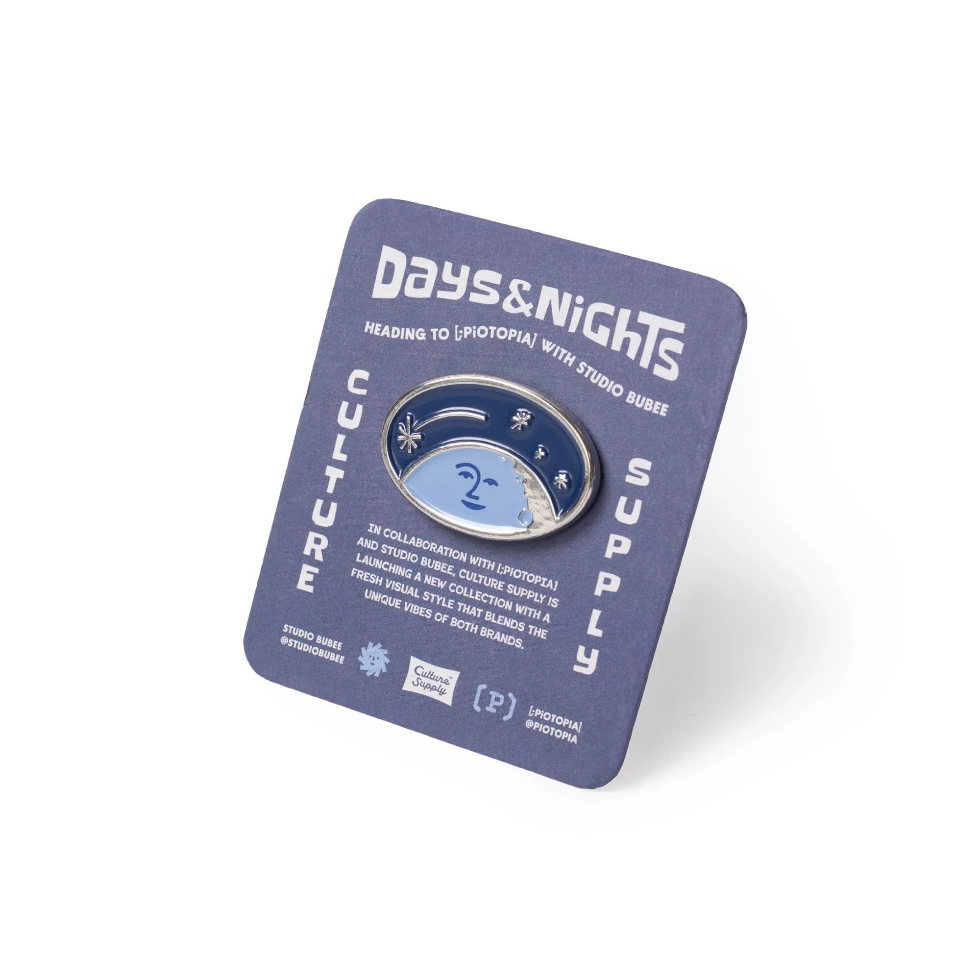 Filter017 Days and Nights 金屬胸針