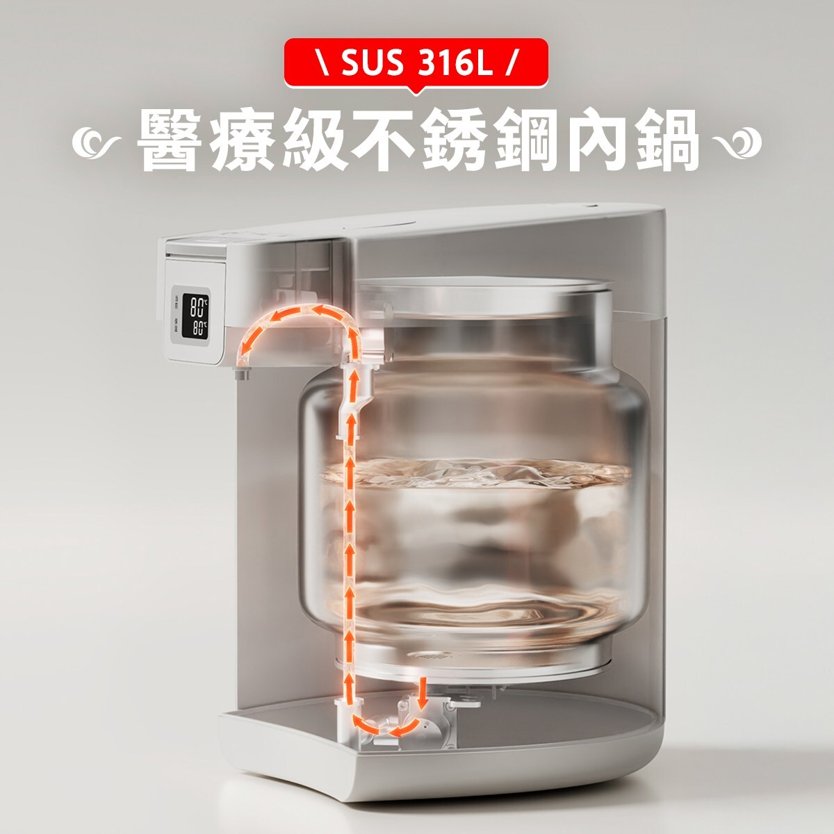 東芝 Toshiba     TP-25DR2UHK(W)‧保温電熱水瓶‧2.5公升‧SUS 316L醫療級不銹鋼內鍋‧香港行貨,原廠1年保養‧