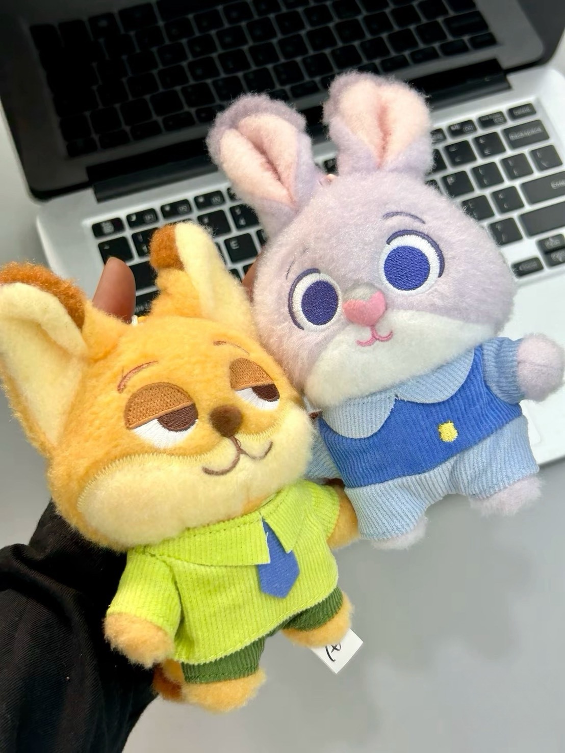 動物方城市 尼克茱蒂情侶吊飾