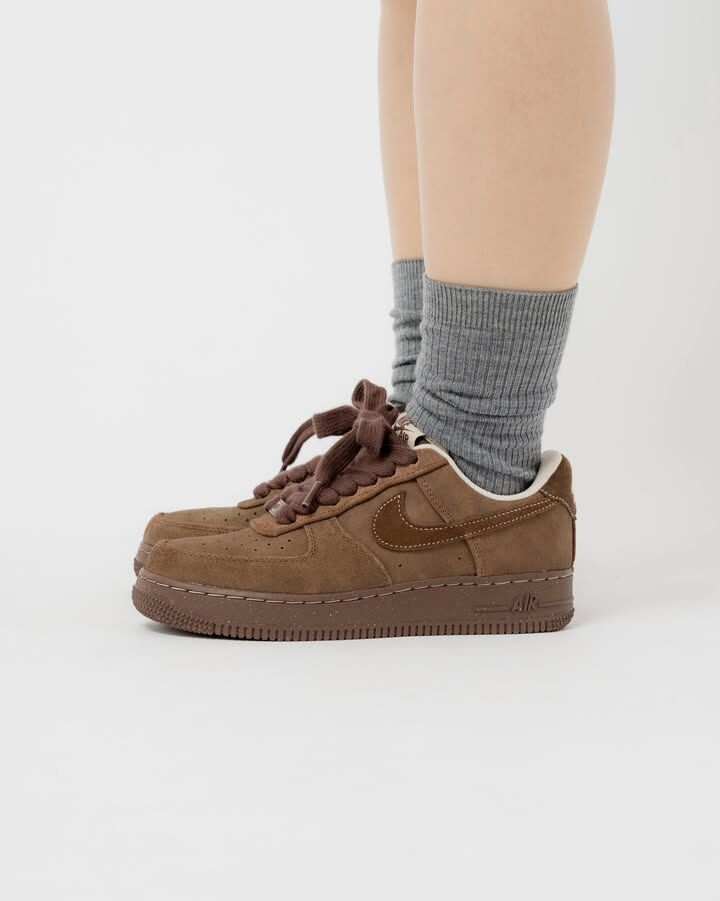 Nike Air Force 1 摩卡棕奶油 美拉德 棕色 咖啡色 麂皮 AF1 FQ8901-259