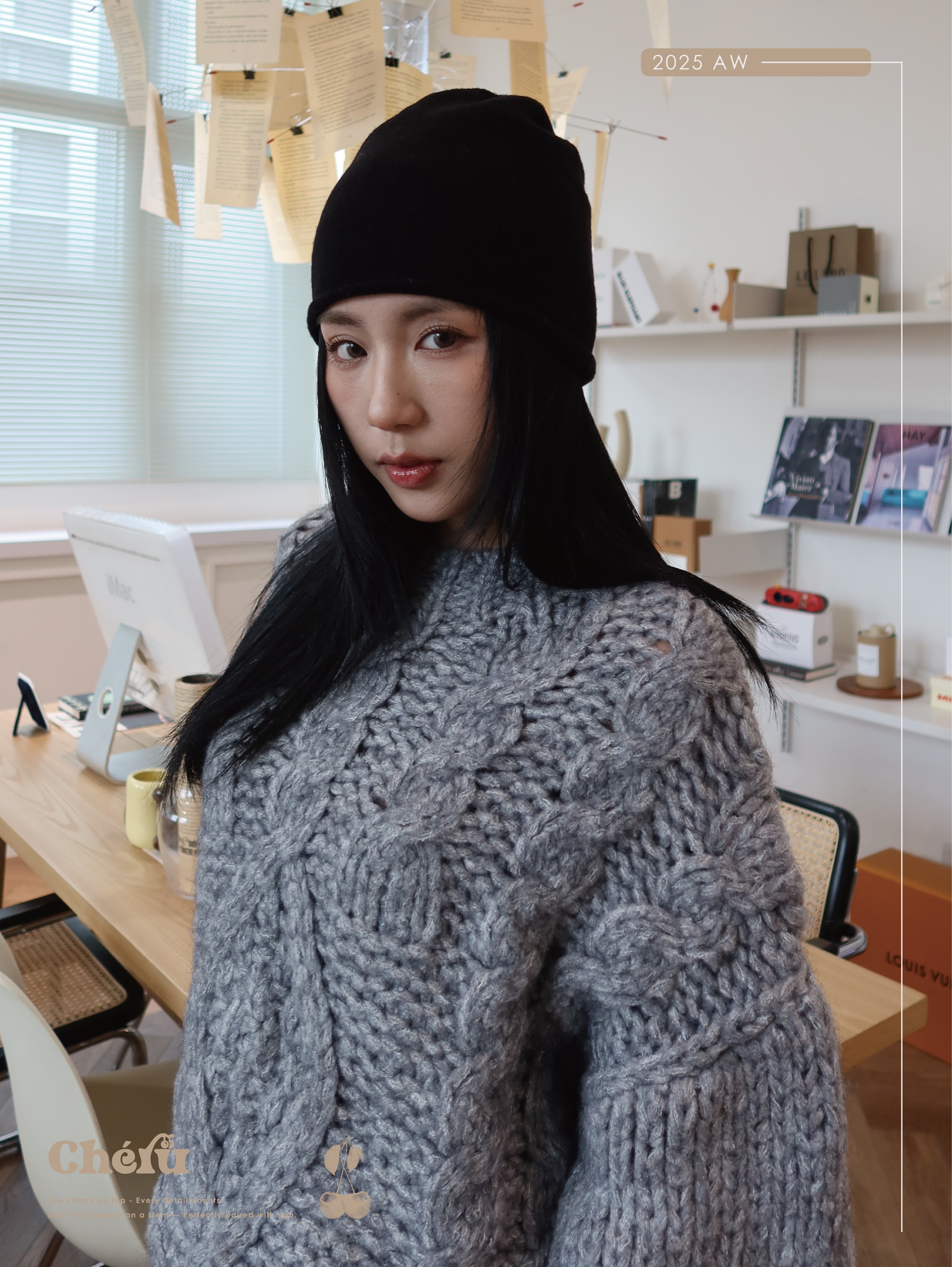 韓國選品 羊毛短冷帽