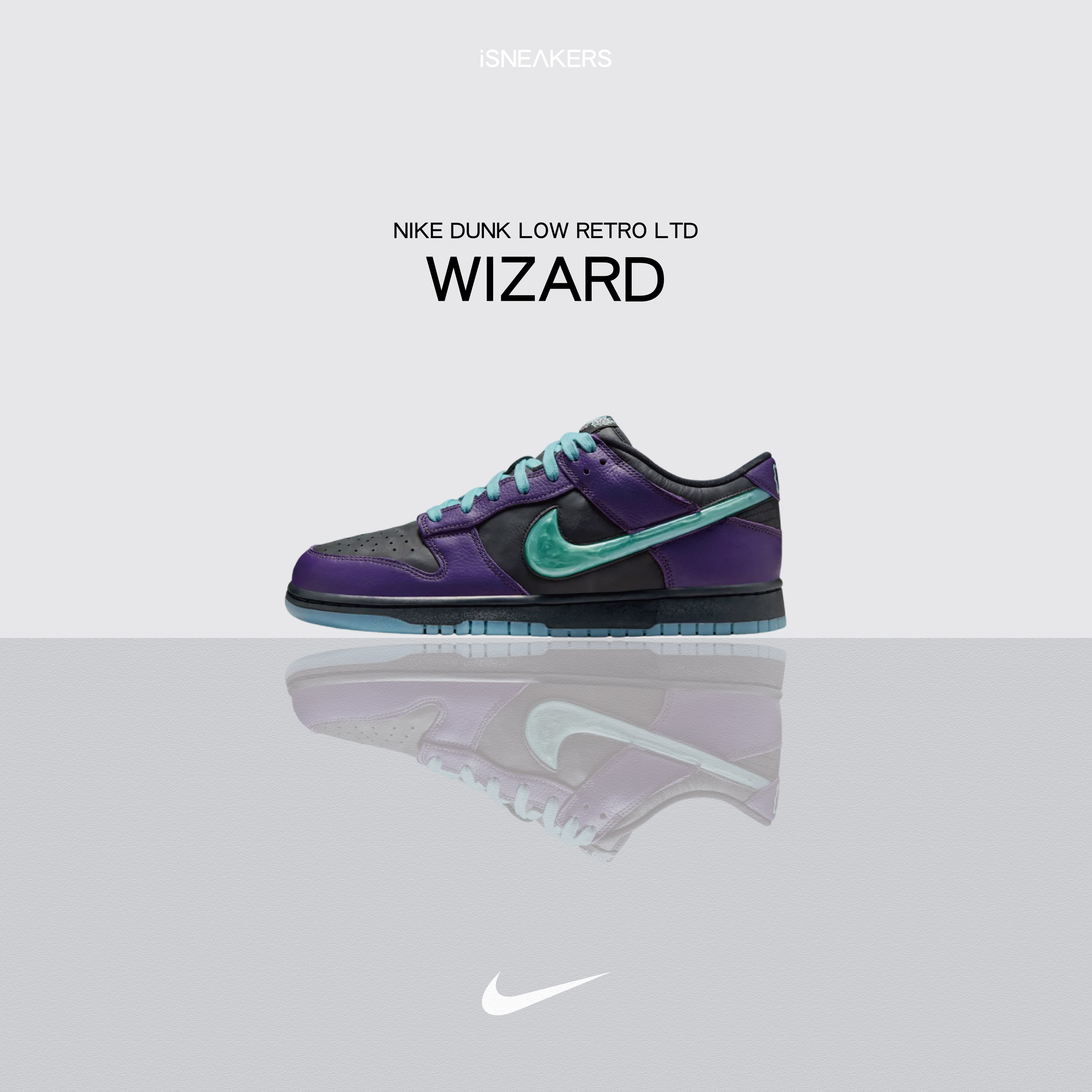 iSNEAKERS｜Nike Dunk Low Retro LTD "Wizard" 幻彩水晶球 IB2267-001