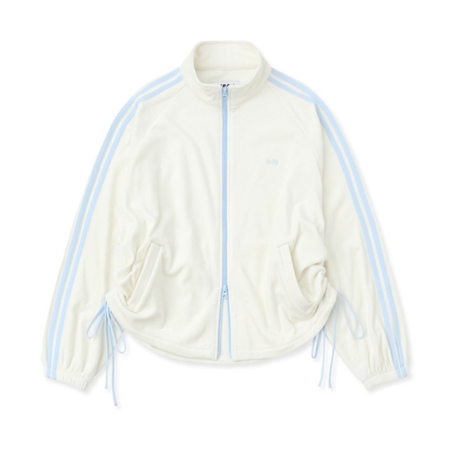 [K] NERDY W'S VELOUR RIBBON TRACK TOP_CREAM, PNEF25TR0702 (KN41)