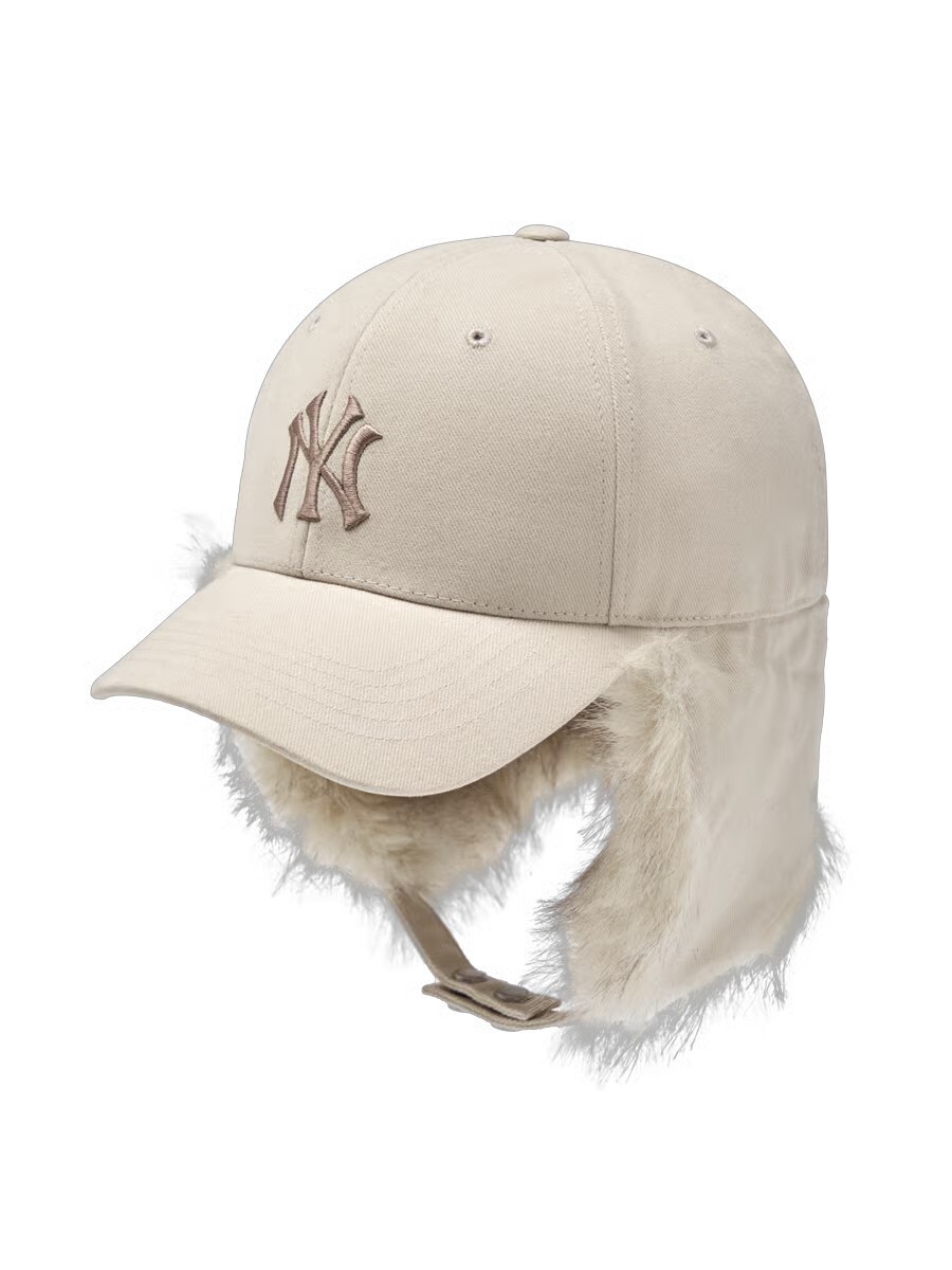 iSNEAKERS｜MLB 復古毛絨耳罩帽 Karina 同款