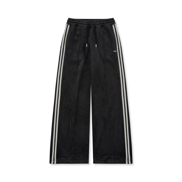 [K] NERDY W'S VELOUR TRACK PANTS 25FW_BLACK, PNEF25TP0801 (KN47)