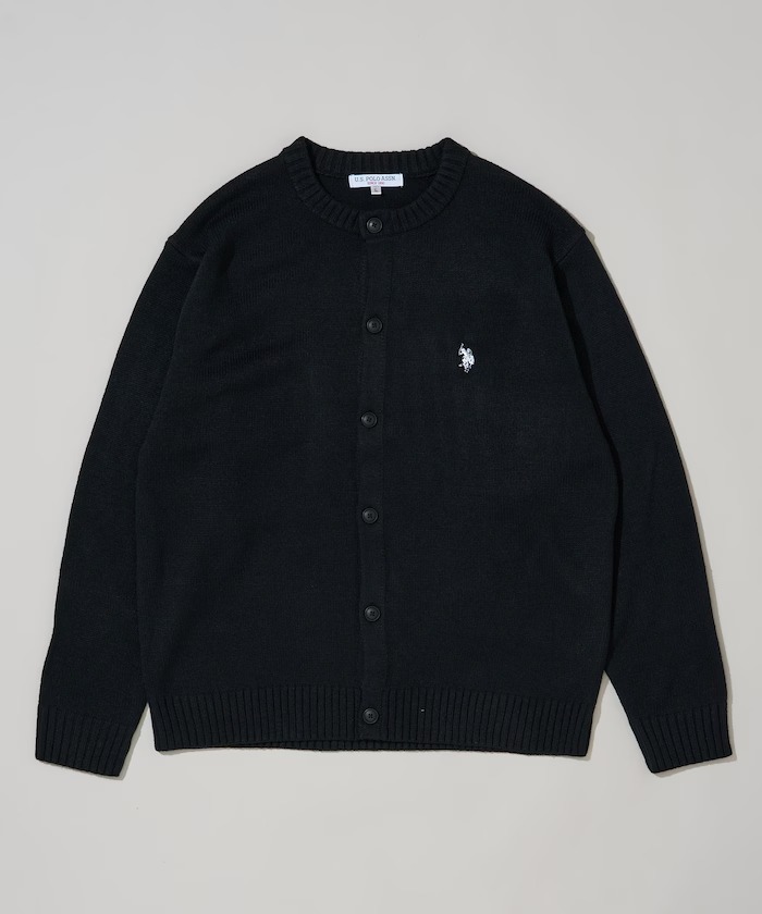 日本 U.S. POLO ASSN. 別注 Crewneck Knit Cardigan