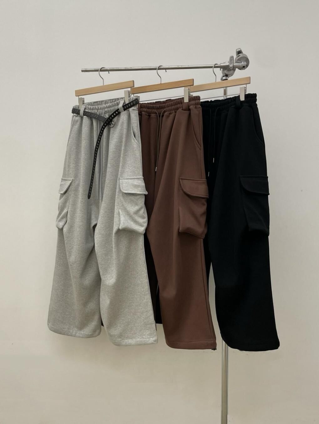 淨色可束腳運動褲 EASY-095P