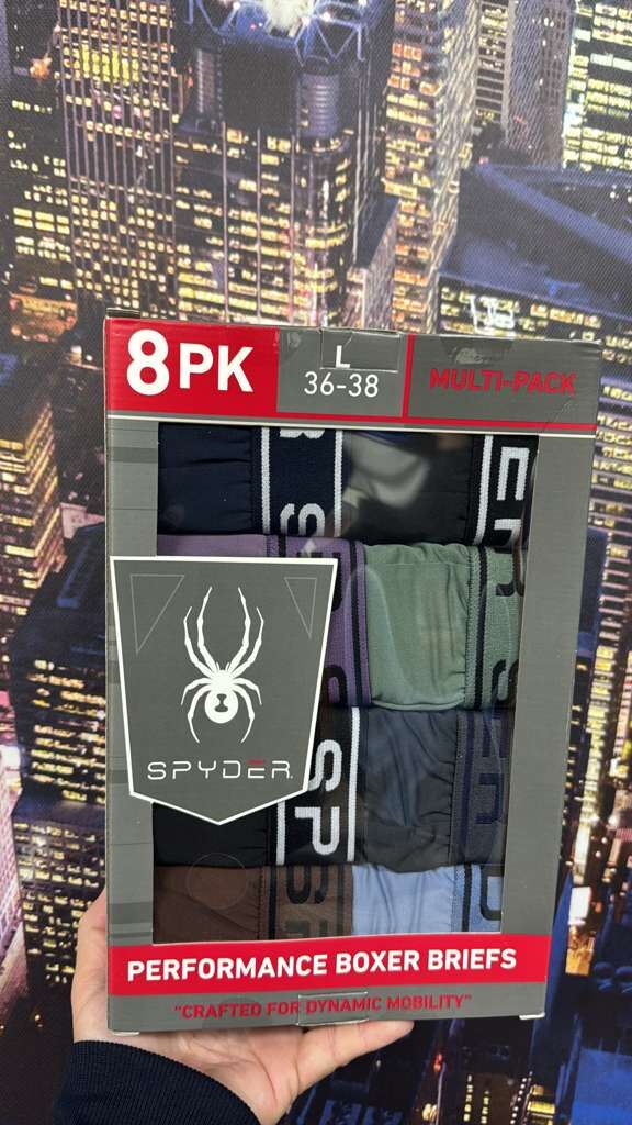 【現貨】LL120583 SPYDER 8條裝男裝混色內褲