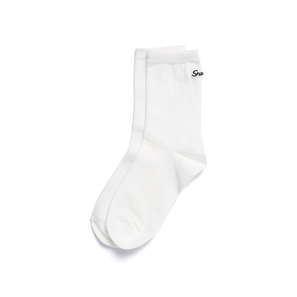 Snow Peak 字母刺繡中筒襪 S25ZWF-SO84
