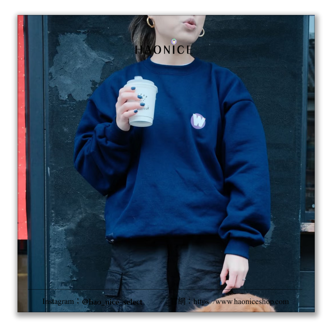 【HAO NICE】日系工裝潮🔥WTAPS 經典W logo 校園風 長袖 長T 大學T