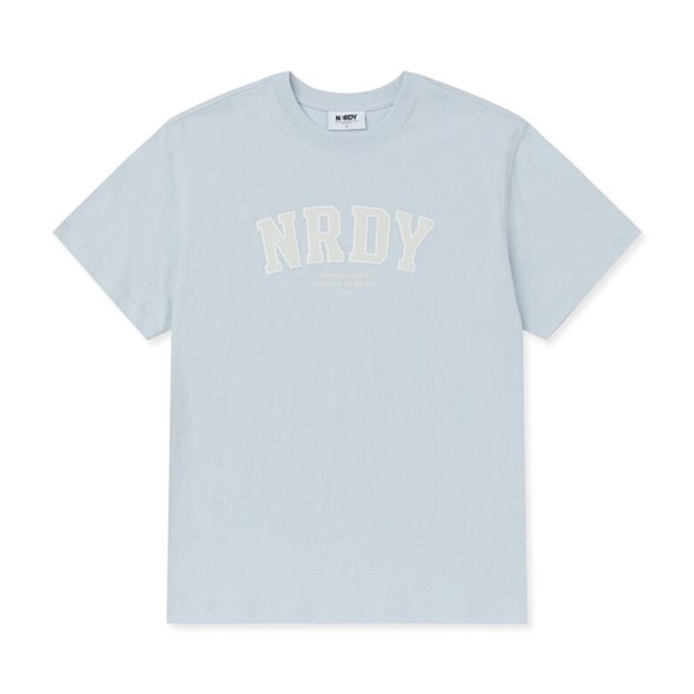 [K] NERDY ARCH LOGO S/S T-SHIRT_SOFT BLUE, PNEU25ST1965 (KN79)