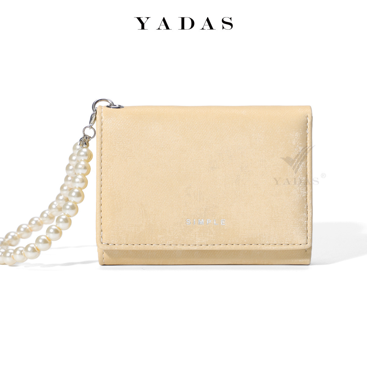 INS Portable Wallet with Pearl Charm