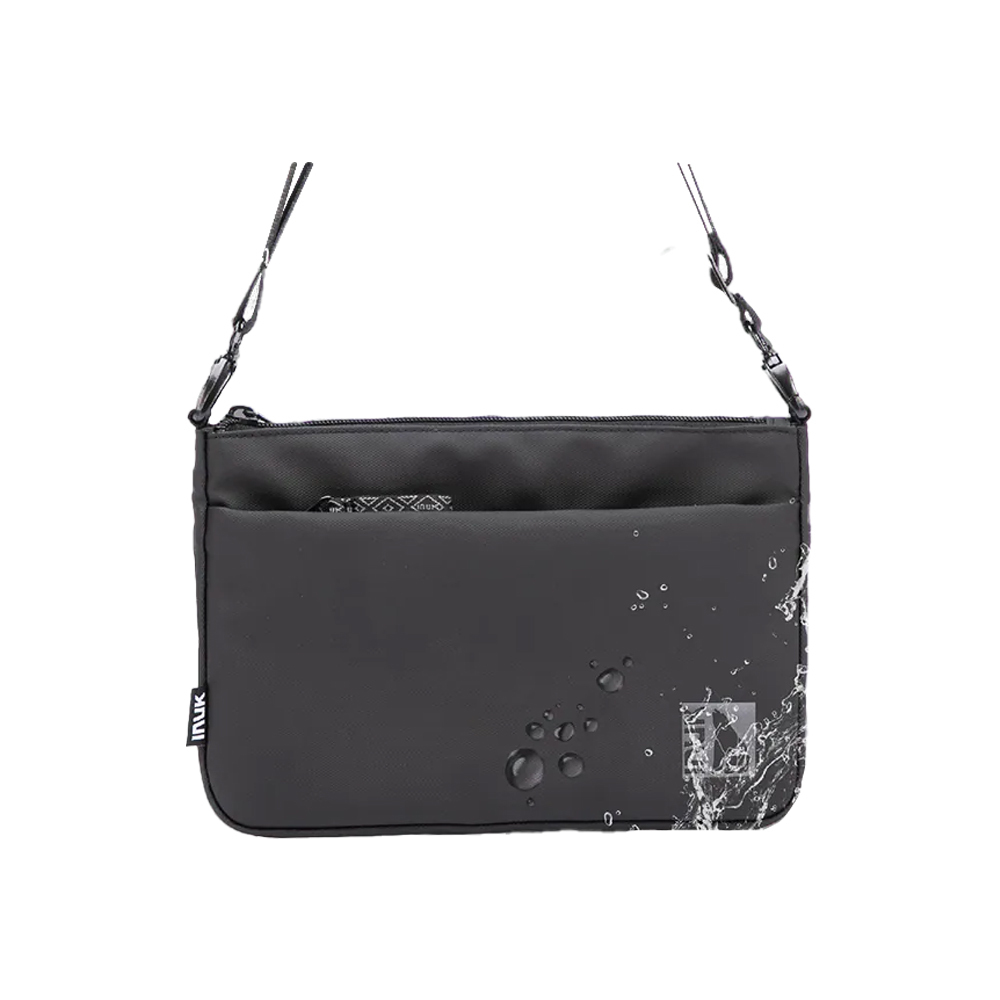 【INUK】全境防水 |LONG WALLET_PLUS 黑|加大版觸屏手機包