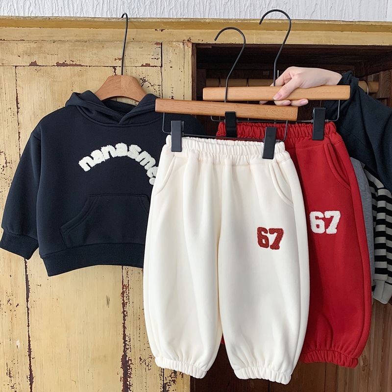 大紅67 加絨長褲