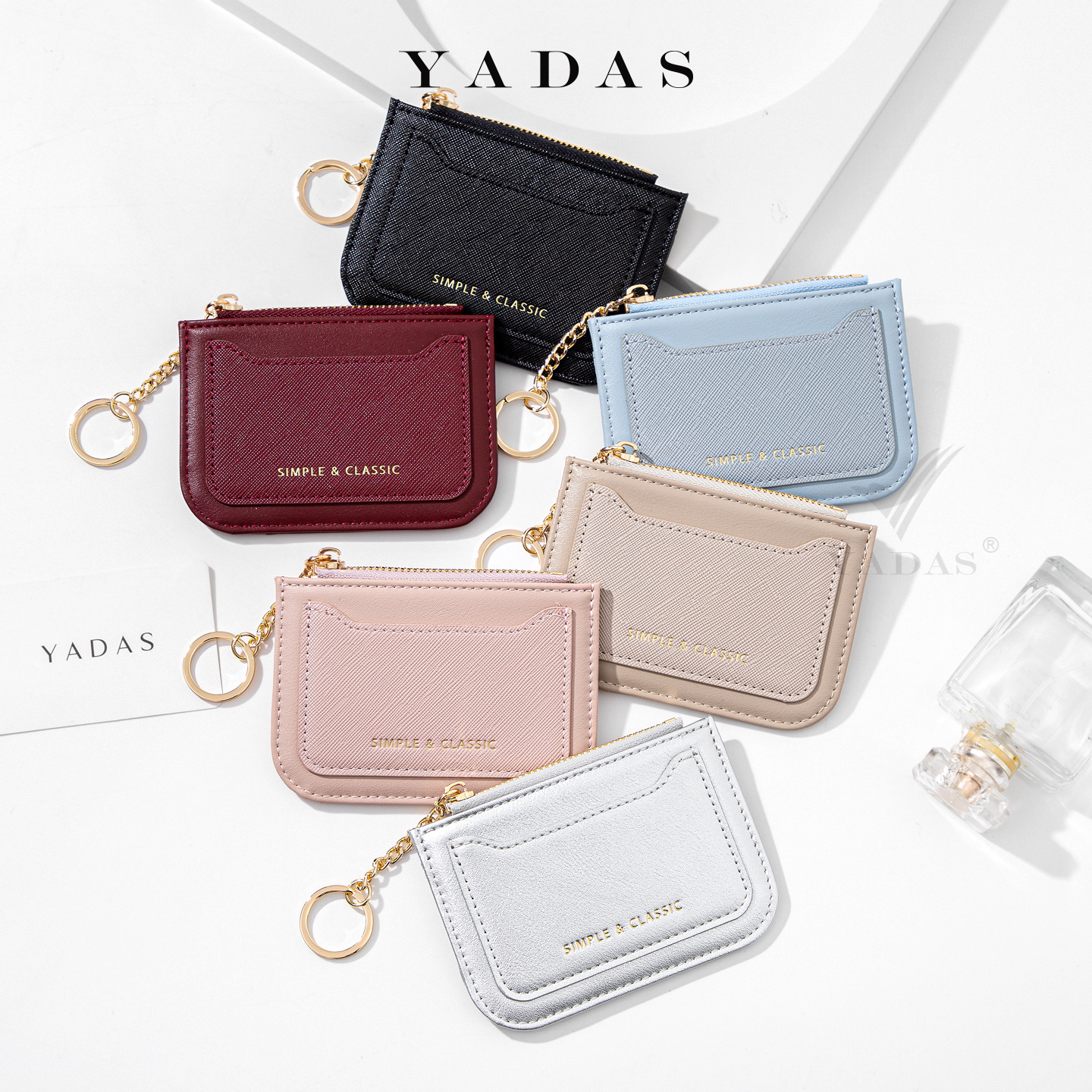 Multi-Card Functional Zipper Card Holder