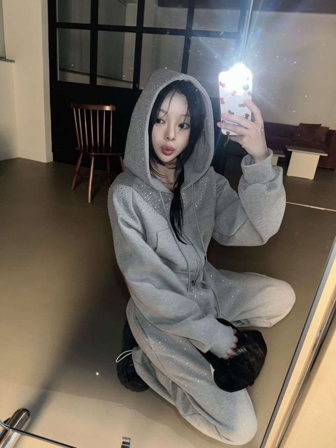 水鑽外套 長褲(分售)