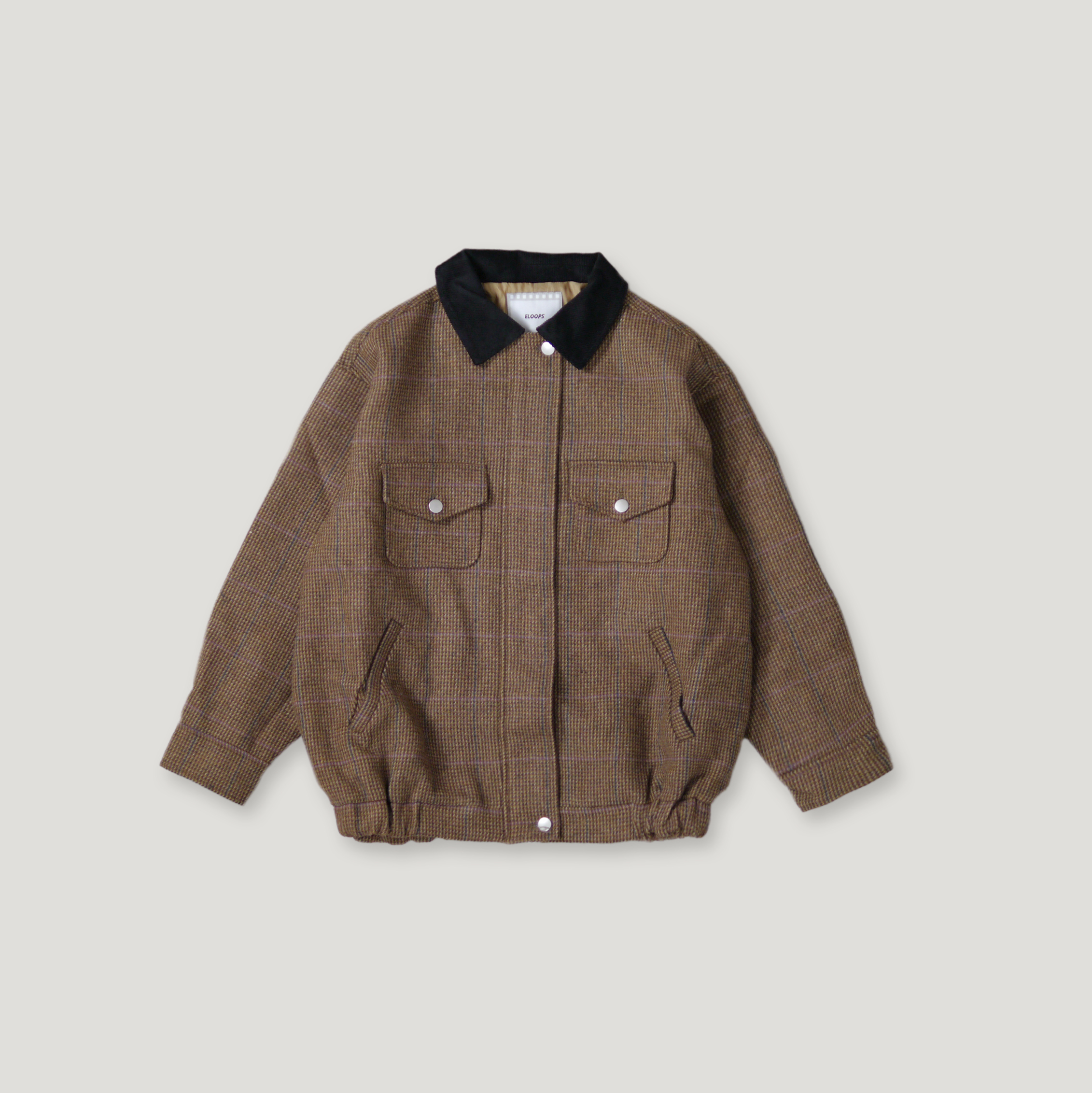 J.P.L. 格紋羊毛呢工作夾克╭ 2色 ╮