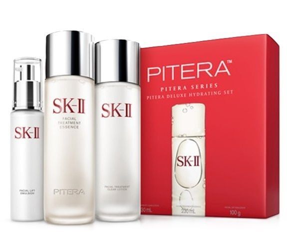 SK2 全方位PITERA™ 保濕修護套組(清瑩露230ml+神仙水230ml+精緻美膚乳液100g)[平行進口]