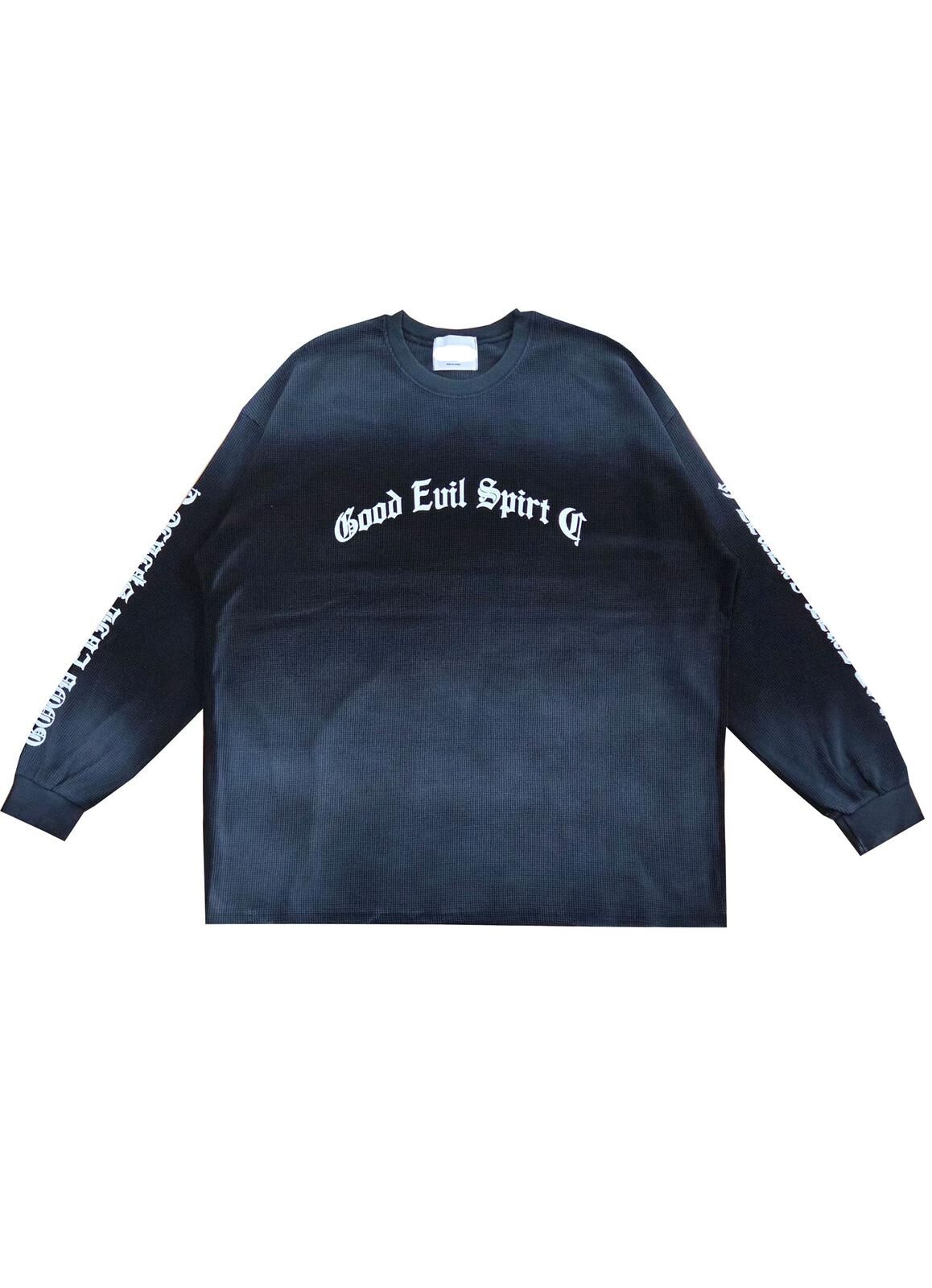 仿污英文字長袖衫 T5863