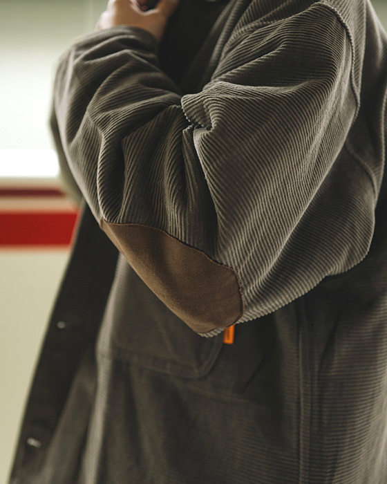 CORDUROY  JACKET - TAUPE