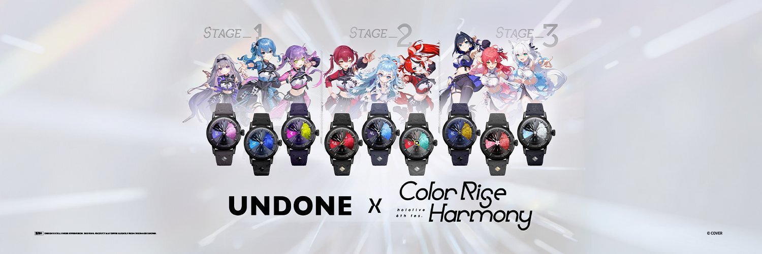 UNDONE x hololive 6th fes. Color Rise Ha